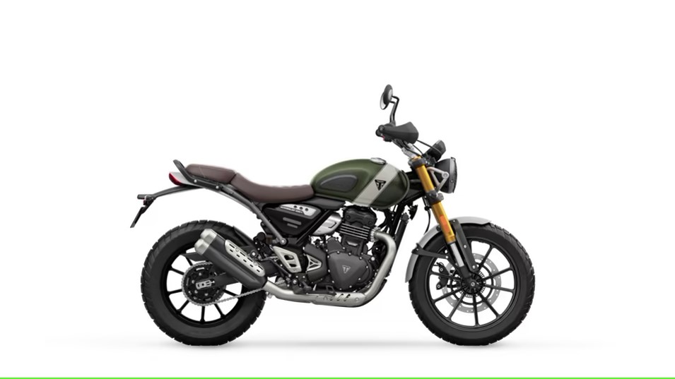 Triumph-scrambler 400 x_my24_matt khaki green_rhs 955